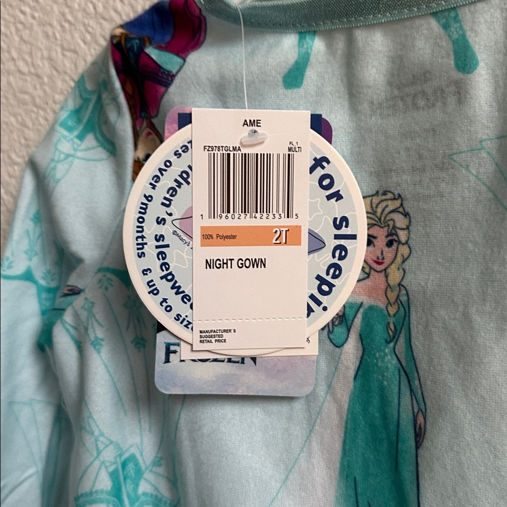 Frozen Nightgown with Elsa Print NWT - Picture 3 of 5